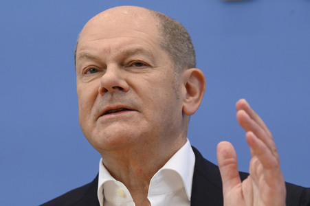 Sommerpressekonferenz von Olaf Scholz in Berlin