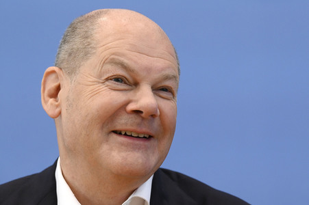 Sommerpressekonferenz von Olaf Scholz in Berlin