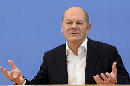 Sommerpressekonferenz von Olaf Scholz in Berlin