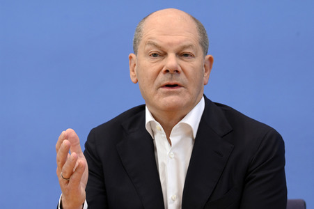 Sommerpressekonferenz von Olaf Scholz in Berlin