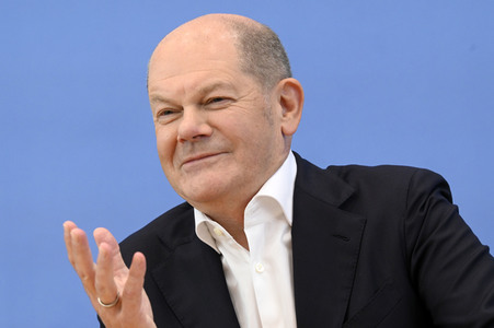 Sommerpressekonferenz von Olaf Scholz in Berlin