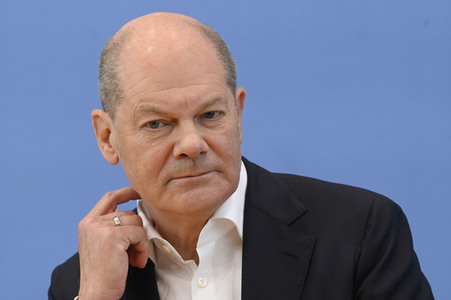 Sommerpressekonferenz von Olaf Scholz in Berlin