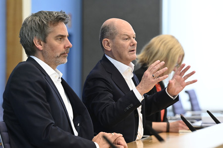 Sommerpressekonferenz von Olaf Scholz in Berlin