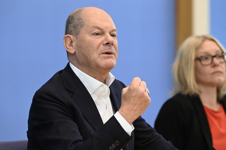 Sommerpressekonferenz von Olaf Scholz in Berlin