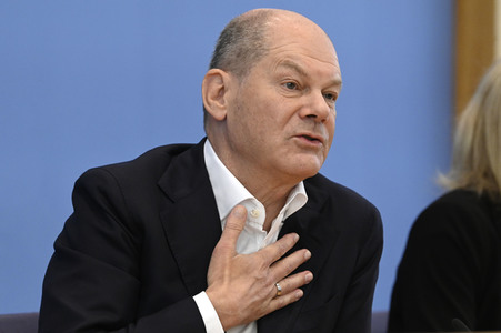 Sommerpressekonferenz von Olaf Scholz in Berlin