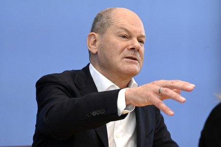 Sommerpressekonferenz von Olaf Scholz in Berlin