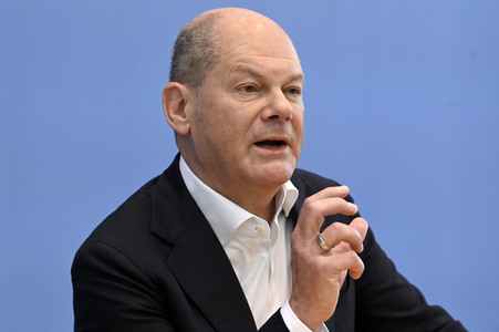 Sommerpressekonferenz von Olaf Scholz in Berlin