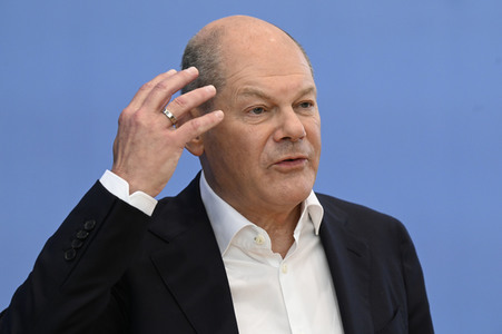 Sommerpressekonferenz von Olaf Scholz in Berlin