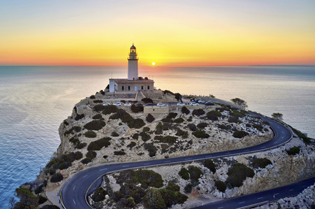 Leuchtturm am Cap de Formentor auf Mallorca