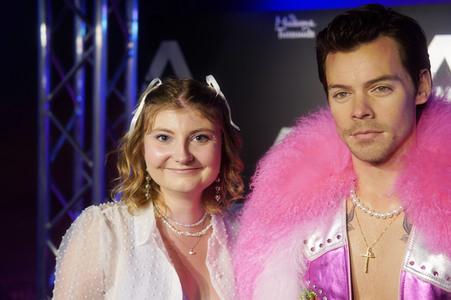 Enthüllung der Wachsfigur von Harry Styles in Berlin