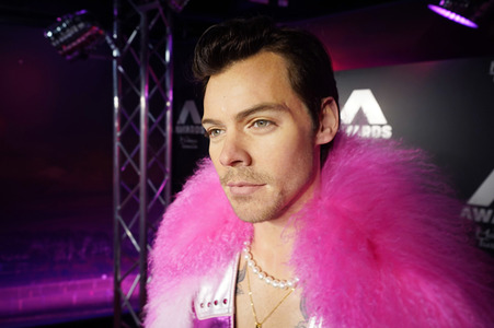 Enthüllung der Wachsfigur von Harry Styles in Berlin