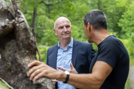 Tourismus-Pressefahrt des Ministerpräsidenten Dietmar Woidke im Landkreis Barnim