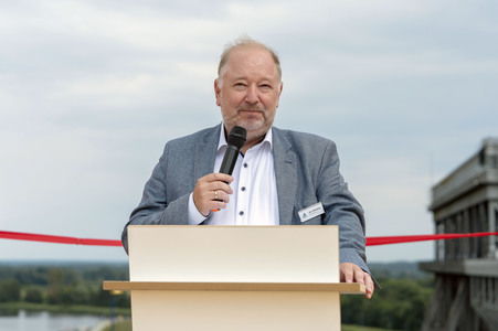 Tourismus-Pressefahrt des Ministerpräsidenten Dietmar Woidke im Landkreis Barnim