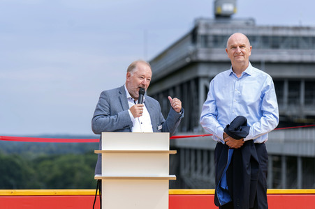 Tourismus-Pressefahrt des Ministerpräsidenten Dietmar Woidke im Landkreis Barnim