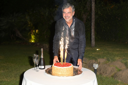 Geburtstagsfeier von Beppe Convertini in Rom