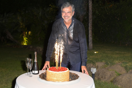 Geburtstagsfeier von Beppe Convertini in Rom