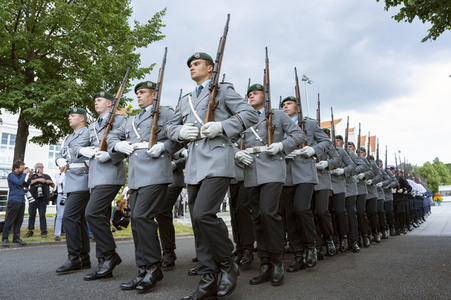Feierliches Gelöbnis der Bundeswehr-Rekruten im Gedenken an den Deutschen Widerstand vom 20. Juli 1944 in Berlin
