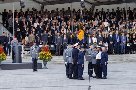 Feierliches Gelöbnis der Bundeswehr-Rekruten im Gedenken an den Deutschen Widerstand vom 20. Juli 1944 in Berlin