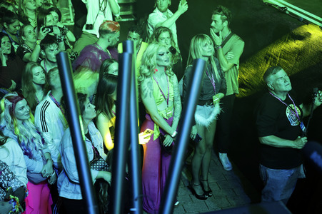 Konzert von Tokio Hotel beim Christopher Street Day in Berlin