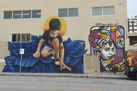 Statdteil Wynwood in Miami