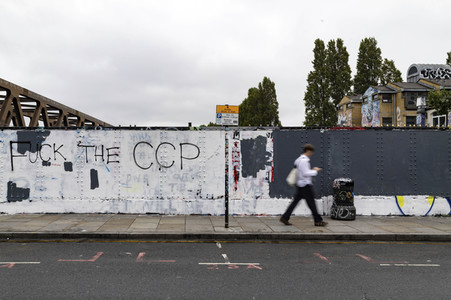 Graffiti-Krieg wegen China-Slogans in London