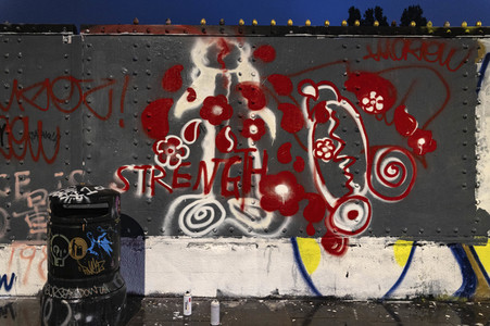 Graffiti-Krieg wegen China-Slogans in London