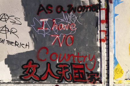 Graffiti-Krieg wegen China-Slogans in London