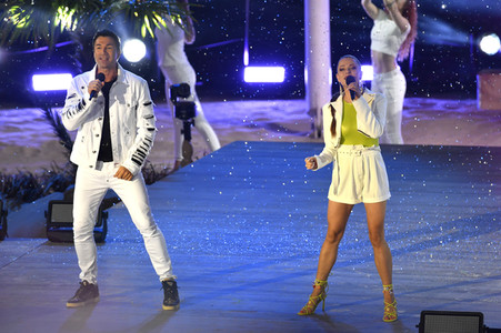 TV-Show 'Die große Schlagerstrandparty 2023 - wir feiern die 80er!' in Gelsenkirchen