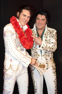 Präsentation der restaurierten Wachsfigur von Elvis Presley in Berlin