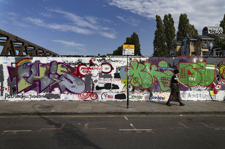 Graffiti-Krieg wegen China-Slogans in London