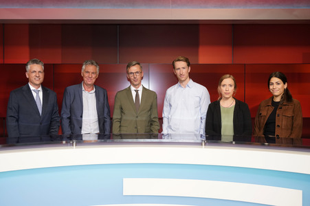 Talkshow 'hart aber fair' in Berlin
