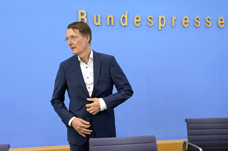 Bundespressekonferenz Cannabis-Gesetz I in Berlin