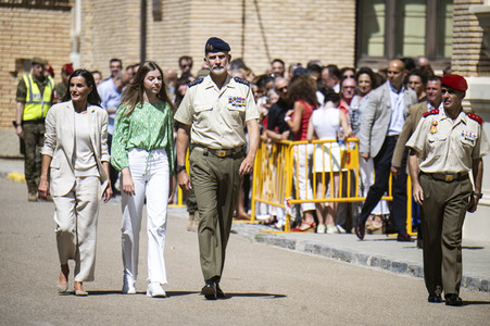 Prinzessin Leonor beginnt Militärausbildung in Saragossa