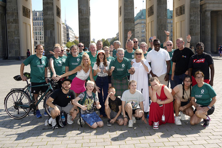 Fototermin Benefizlauf von Berlin nach Warschau in Berlin