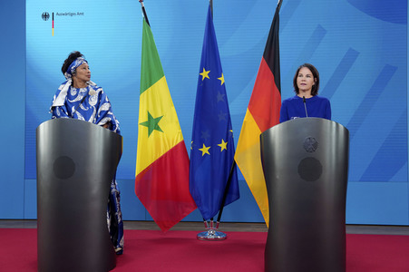 Empfang der senegalesischen Außenministerin Aissata Tall Sall in Berlin