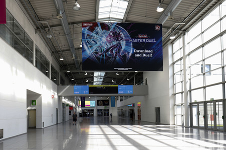 Aufbau der Gamescom 2023 in Köln