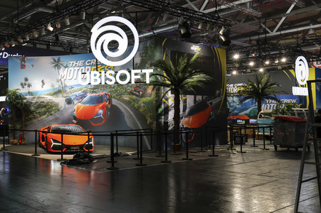 Aufbau der Gamescom 2023 in Köln