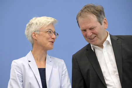 Bundespressekonferenz Expertenrat für Klimafragen in Berlin