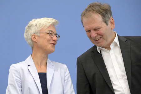 Bundespressekonferenz Expertenrat für Klimafragen in Berlin