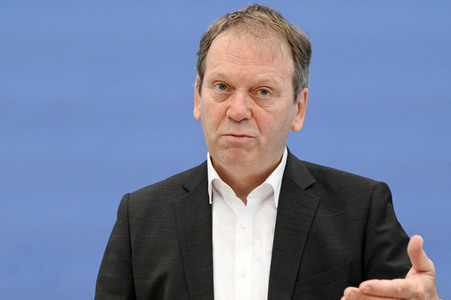 Bundespressekonferenz Expertenrat für Klimafragen in Berlin