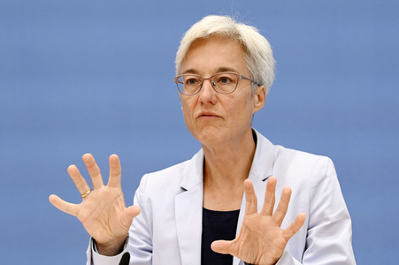 Bundespressekonferenz Expertenrat für Klimafragen in Berlin