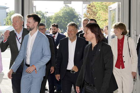 Robert Habeck auf der Gamescom 2023