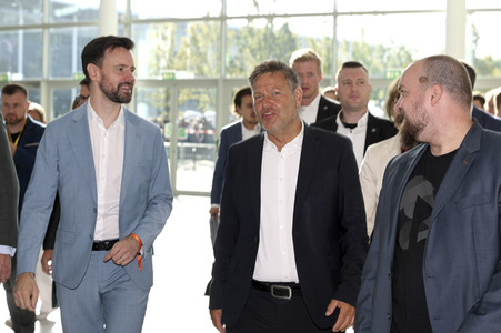 Robert Habeck auf der Gamescom 2023
