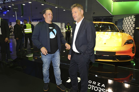 Robert Habeck auf der Gamescom 2023