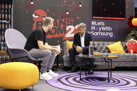 Robert Habeck auf der Gamescom 2023