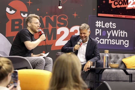 Robert Habeck auf der Gamescom 2023