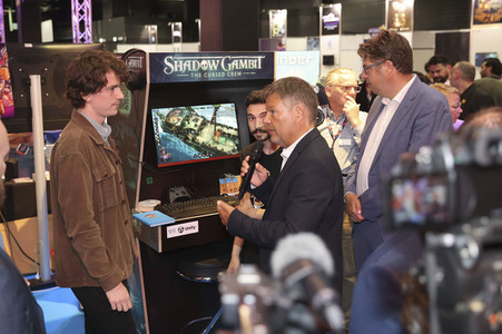 Robert Habeck auf der Gamescom 2023
