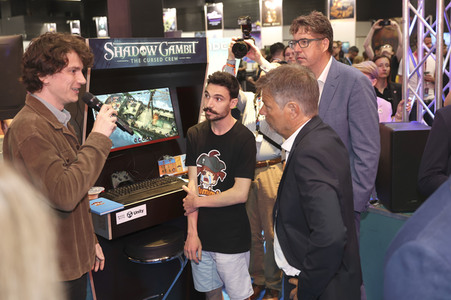 Robert Habeck auf der Gamescom 2023