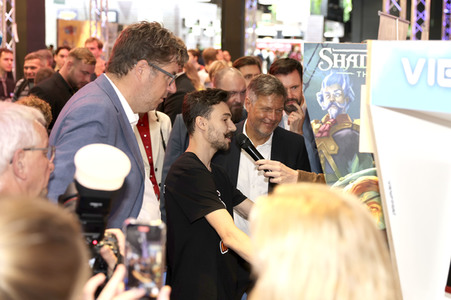 Robert Habeck auf der Gamescom 2023