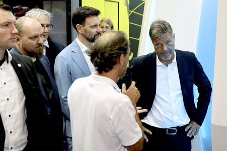 Robert Habeck auf der Gamescom 2023